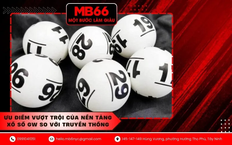 Ưu điểm vượt trội của nền tảng xổ số GW so với truyền thống